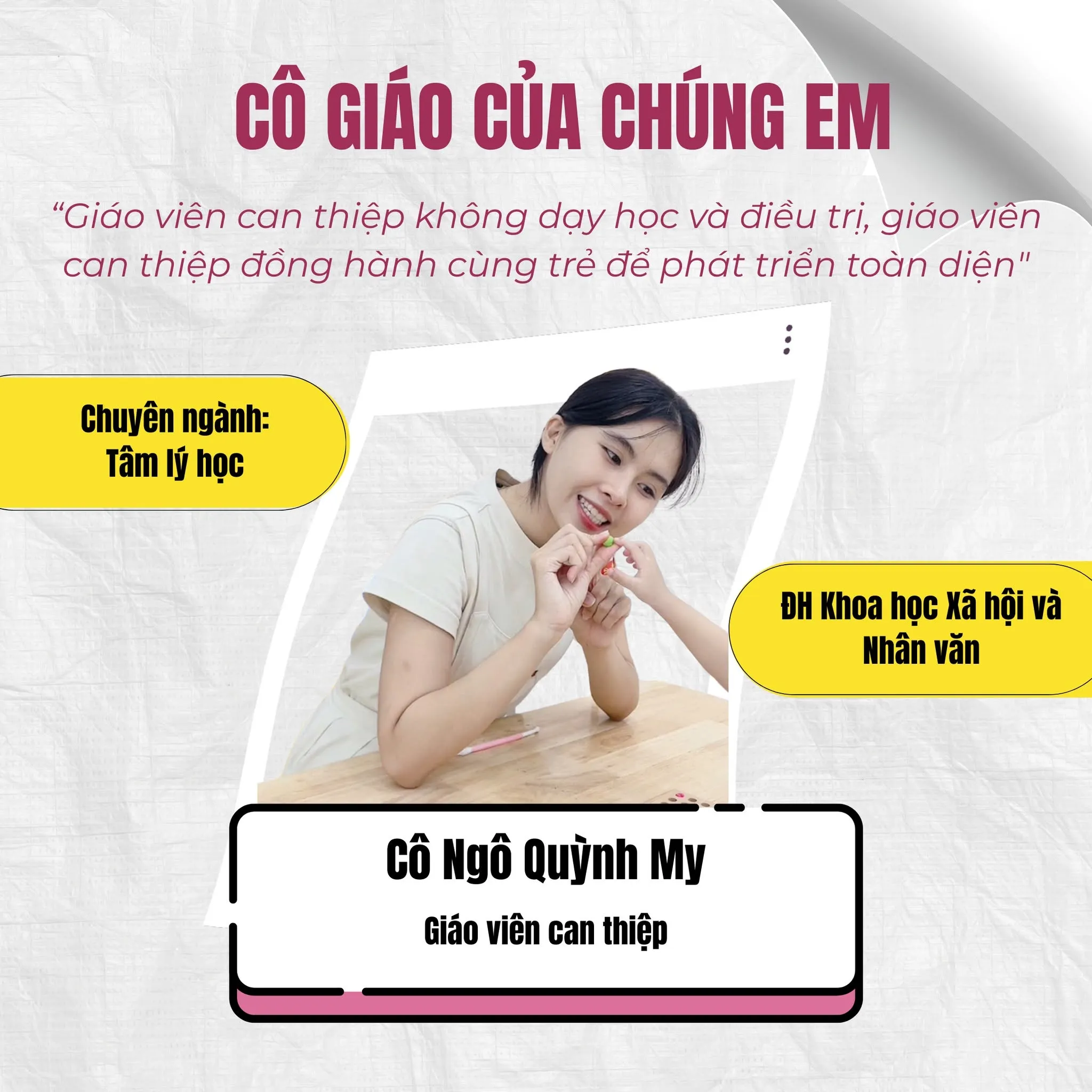 Chân dung Ngô Quỳnh My